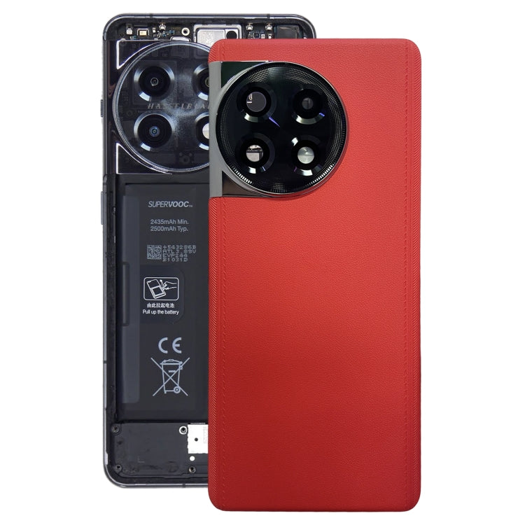 Per cover posteriore in pelle per batteria OnePlus 11R CPH2487, For OnePlus 11R Per cover posteriore in pelle per batteria OnePlus 11R CPH2487, For OnePlus 11R